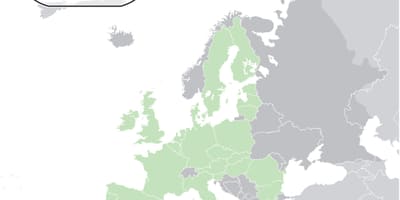 На картата На Европа в Кипър