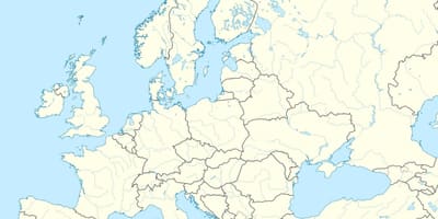 Карта на света, показваща Кипър