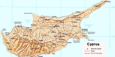 Кипър Пътна карта онлайн